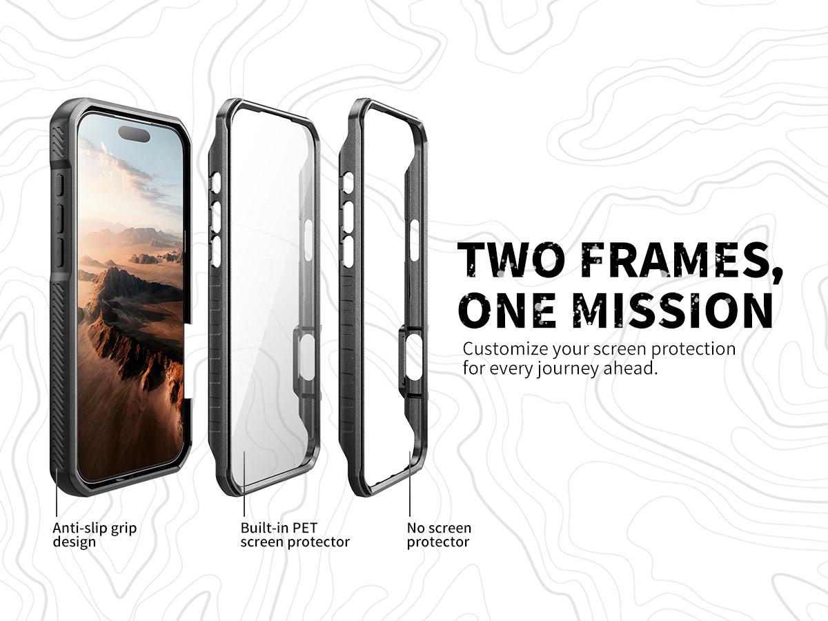 DEXNOR for iPhone 17 Pro Max/17 Air/17 Pro Case with Slide Camera Cover & Adjustable Kickstand & Built-in Screen Protector,Compatible with MagSafe Shockproof Bumper Cases Heavy-Duty Magnetic Protective Cover