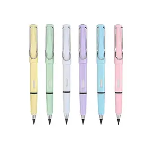 7-Pack Forever Pencils for Kids Writing Durable Inkless Everlasting Pencils with Eraser for Sketching & Coloring Art Projects Clear Inventory