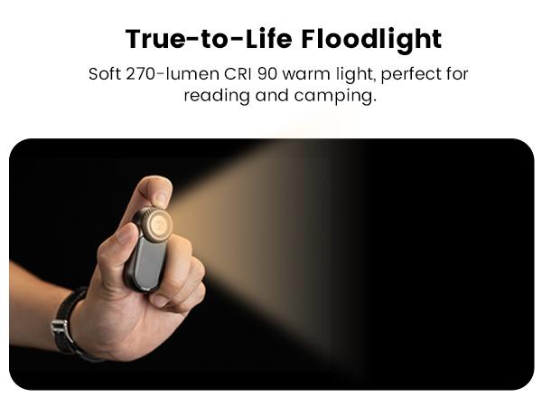 LOOPGEAR LOOPDOT Titanium EDC Flashlight | Mini Rechargeable Pocket Light with RGB Pixel Display, Adjustable Brightness, Interactive Modes & Premium Titanium Build