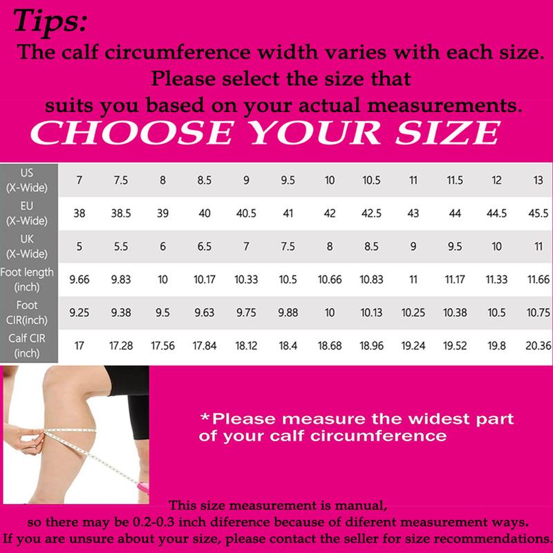 Luoika Women's Extra Wide Calf Knee High Boots Beige Wide Width Winter Tall Boots for Autumn Footwear with Zip Closure