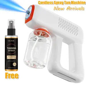 [Buy one get one free]Cordless Spray Tan Professional Handheld Tanning Sprayer Portable Rechargeable Sunless Tanning Machine for Salon And Home Use
