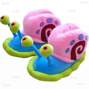 2025Unisex Snail Slippers Cartoon Home Indoor Sneaker Slippers Warm PlushGift