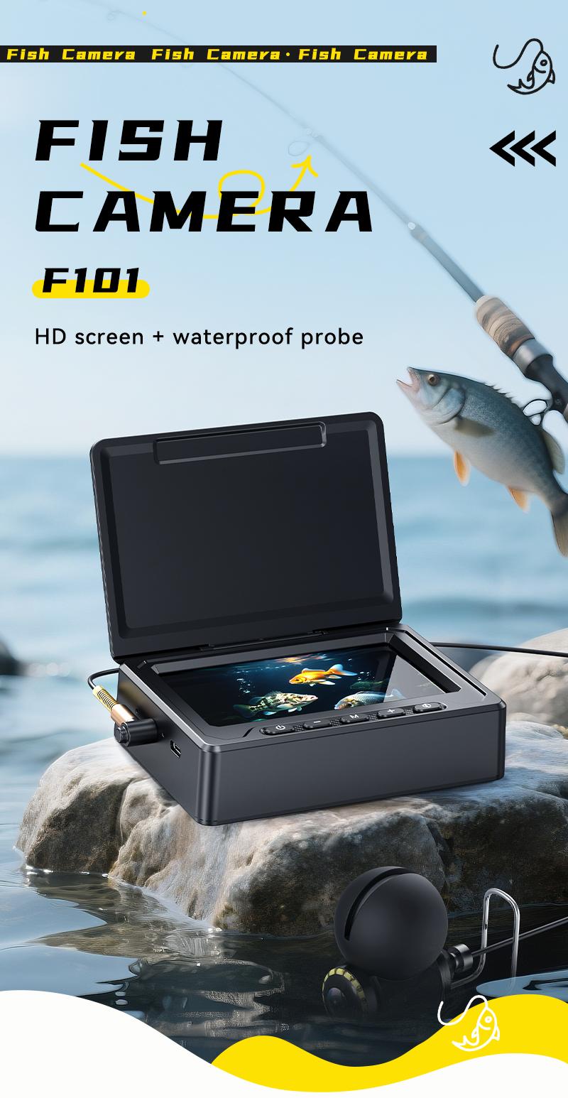 Underwater Fishing Camera with Infrared Night Vision Light Portable Fish Finder 65ft Cable 4.3 Inch IPS & HD Lens for Ice Lake Boat Kayak Ocean Fishing 100kg Capacity 2000mAh Battery Underwater Fishing Camera with Infrared Night Vision Light Portable Fish Finder 65ft Cable 4.3 Inch IPS & HD Lens for Ice Lake Boat Kayak Ocean Fishing 100kg Capacity 2000mAh Battery