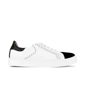 Serena - Black & White womens Casual Trainers