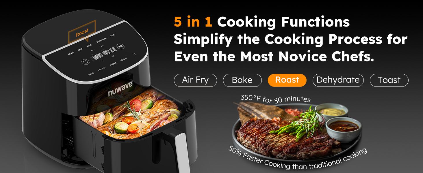 Nuwave 8QT Brio Plus Digital Air Fryer