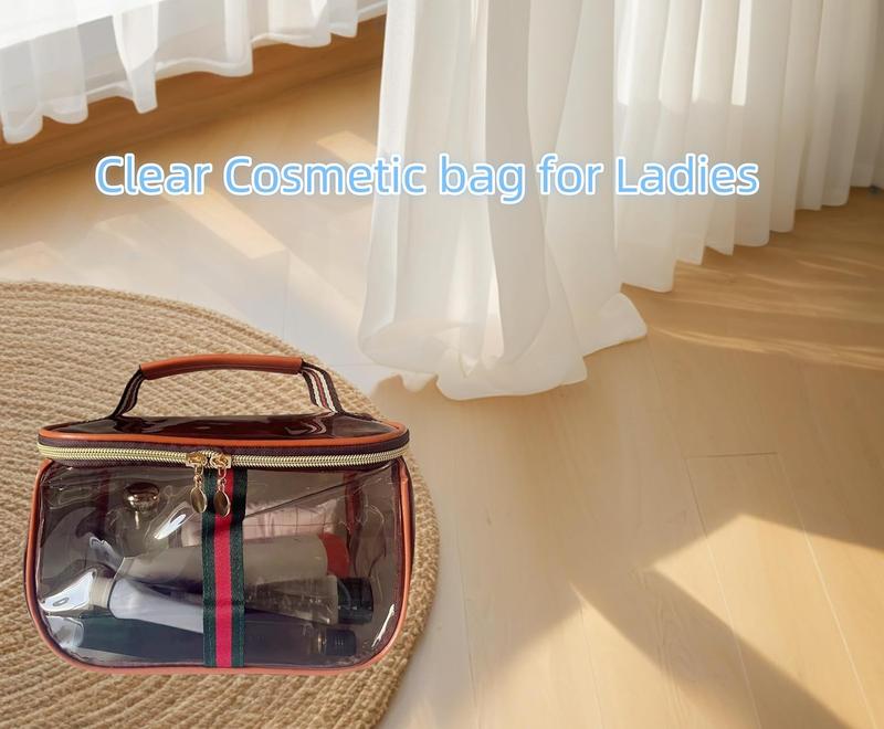 New Retro Vintage Vanity Bag – Large Capacity Waterproof Transparent Makeup Cosmetic Bag with Zipper – Luxury Toiletry Organizer for Women Ladies Travel & Storage New Retro Vintage Vanity Bag – Large Capacity Waterproof Transparent Makeup Cosmetic Bag with Zipper – Luxury Toiletry Organizer for Women Ladies Travel & Storage