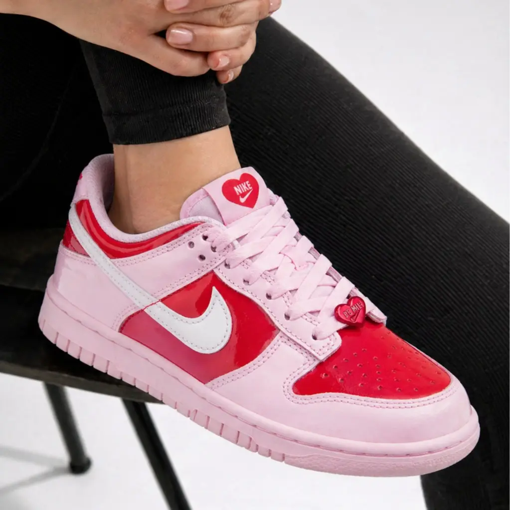 Nike Dunk Low Valentine's Day IQ0218-663 GS & Women's Fashion Sneaker New
