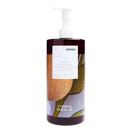 Korres 1 Liter White Melon Renewing Body Cleanser