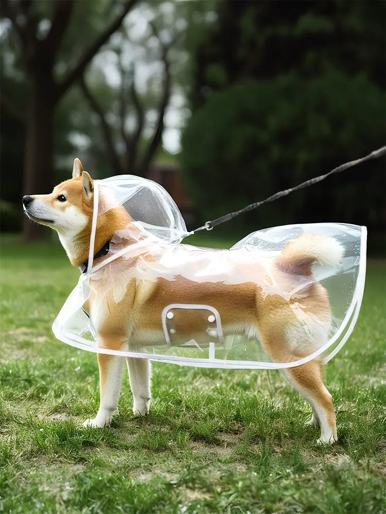 Ultra-Waterproof Dog Raincoat Cape with Belly Protection – Suitable for Small to Medium Dogs Waterproof Pet Raincoat.