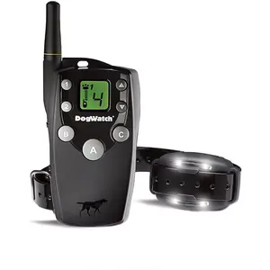 DogWatch BigLeash S‑15 Remote Trainer – 1/2 Mile Remote Training Collar | Rechargeable Waterproof Dual‑Dog Training Collar with In‑Touch Two‑Way Communication, LCD Display & Built‑In LED Light – Pet Controlling Tool for Indoor & Outdoor - For Dogs 8 lbs+