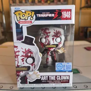 Funko Pop Art The Clown #1948 Terrifier 3 Entertainment Earth Exclusive