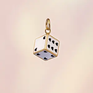 Dice Charm, Black & White