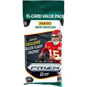 2025 Prizm Football Value Pack- Green Shock Parallels Sports Trading Cards