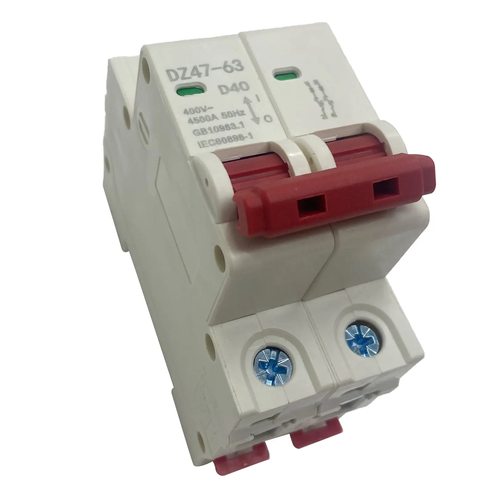 YOKOMA 2 Pole 40A Miniature Circuit Breaker Air Switch, Dual Protection MCB for Household Electrical Safety