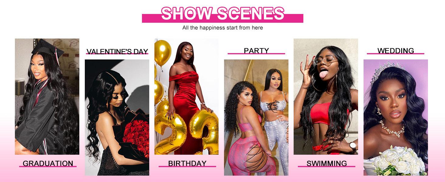 Body Wave Brazilian Virgin Hair Bundles 1 3 4 Pcs 100% Human Hair 12A Grade Remy Weave Natural Black 12-30 Inches Soft Combs Easily