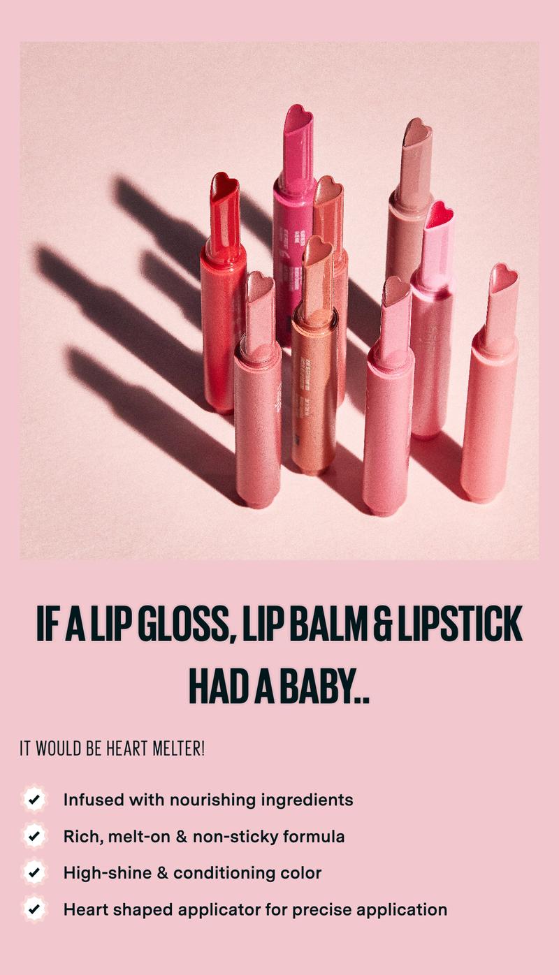Heart Melter High-shine, Conditioning Heart-Shaped Gloss Stick Heart Melter High-shine, Conditioning Heart-Shaped Gloss Stick