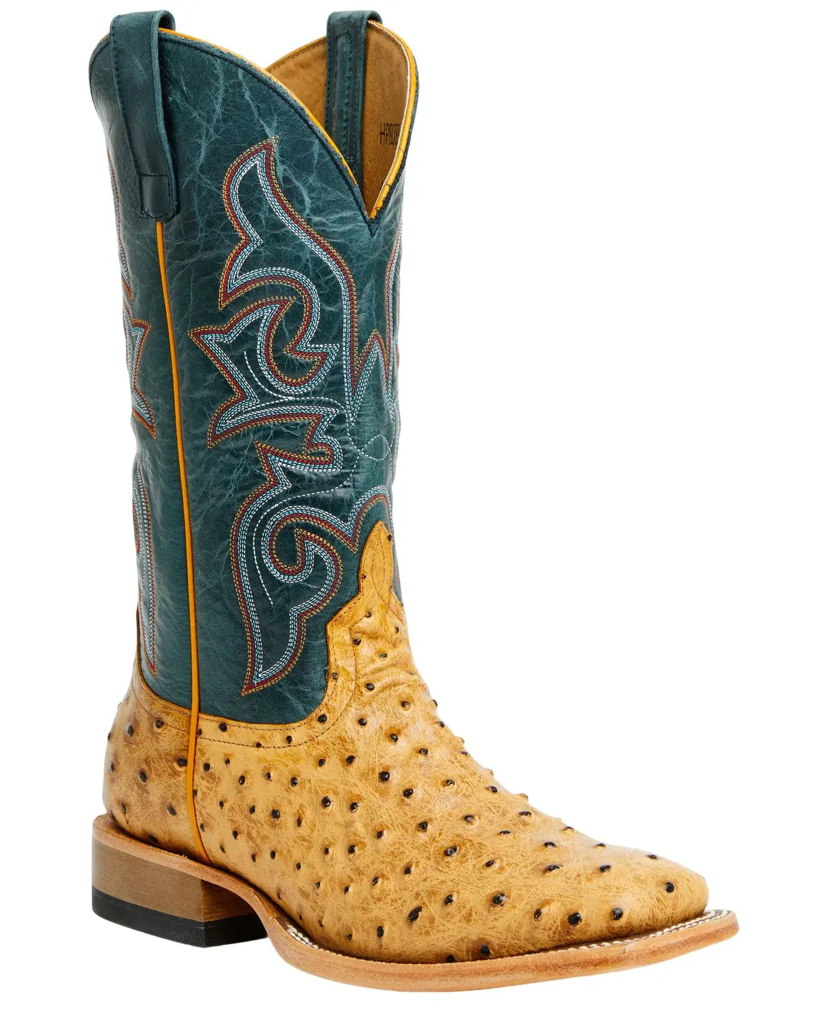 Horse Power Men's Men'S Saddle Ranch Ostrich Print Tall Western Boot - Hp8083