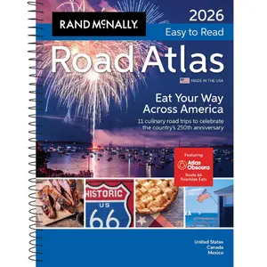 2026 Rand McNally Easy to Read Midsize Road Atlas -- Rand McNally, Paperback