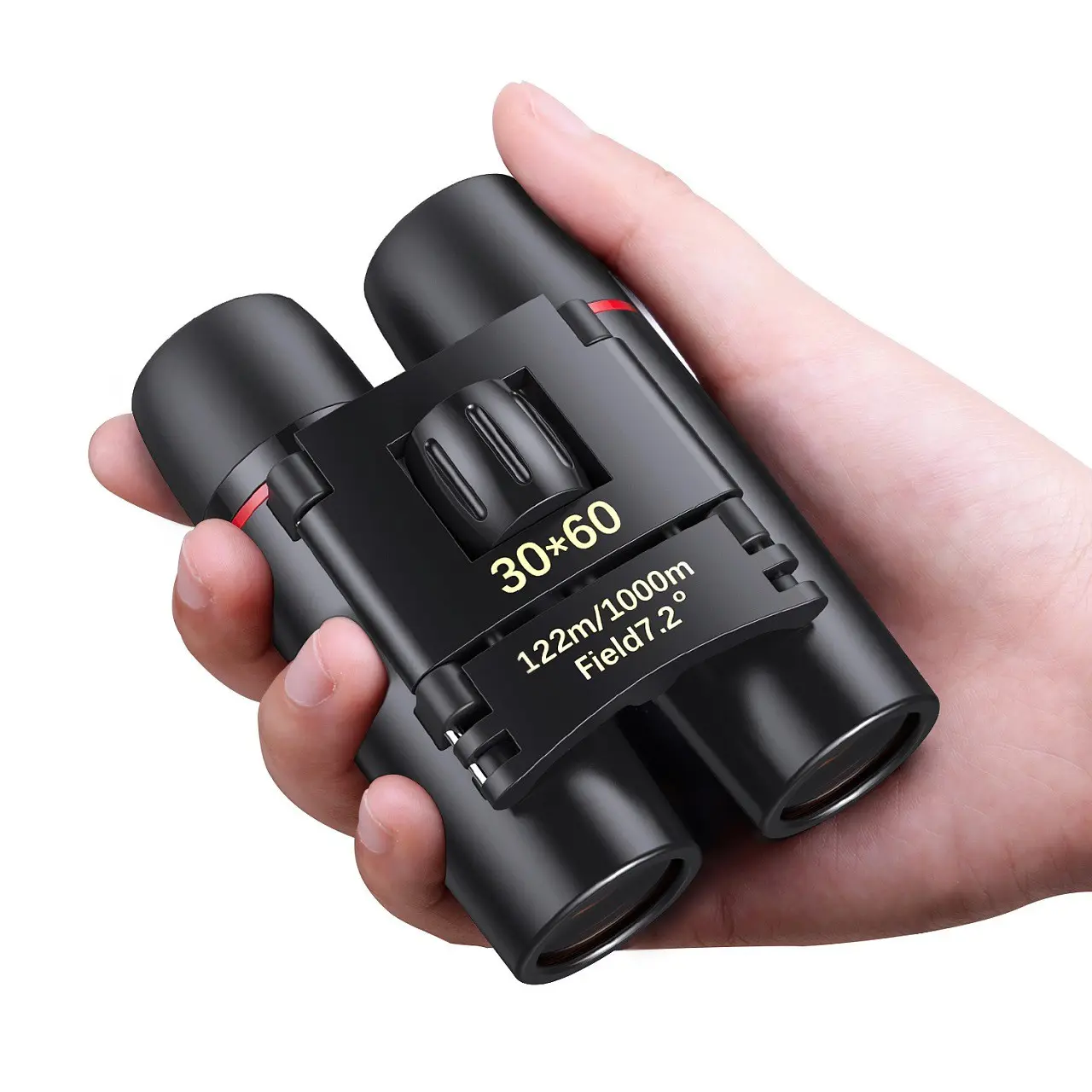 30x60 HD Binoculars for Bird Watching and Camping, Compact Folding Dual-Tube Design for Outdoor Adventures, Perfect Gift Idea, High Definition Binoculars, Travel Binoculars