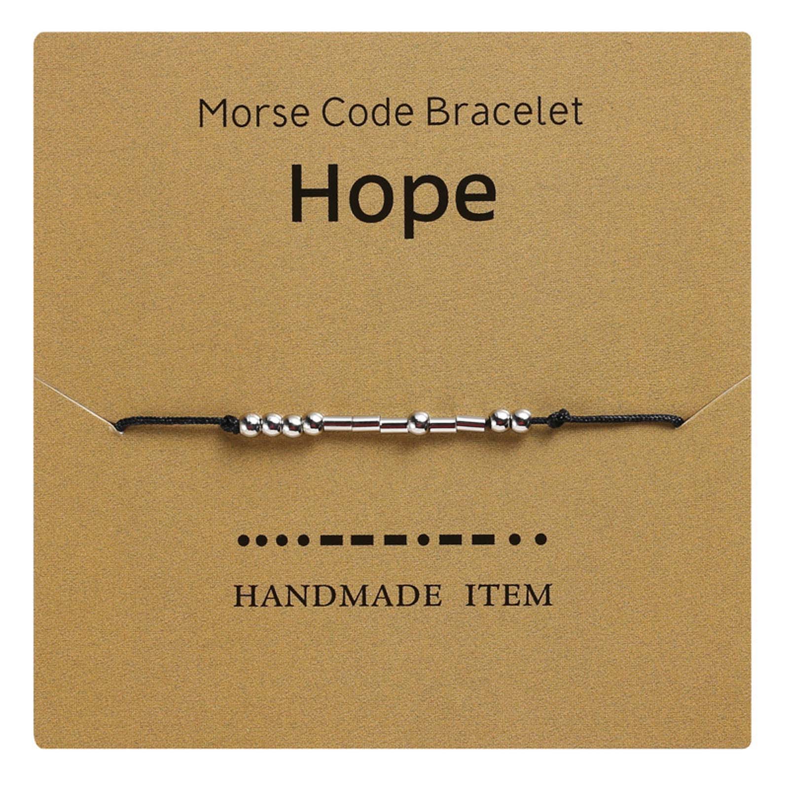 I love you - Morse code alphanumeric couple bracelet/ring, versatile for everyday wear and suitable as a gift.
