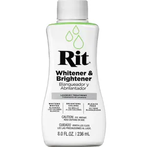 Rit Dye – 8 Oz. Liquid Fabric Whitener for Clothing, Décor, and Crafts – Whitener and Brightener