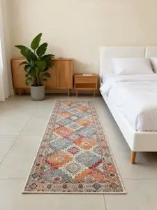 Ultra Soft Low Pile Thin Rug Non-Slip Super Absorbent Machine Washable for Bathroom Kitchen Hallway