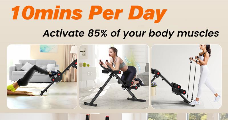 Relife Sports Adjustable Ab Trainer Machine with LCD Monitor, Knee Protection, Foldable Ab Exercise Machine for Arm and Buttocks-Core & Ab Trainer at Home Gym-dealsforyoudays Abdominal Training Equipment Relife Sports Adjustable Ab Trainer Machine with LCD Monitor, Knee Protection, Foldable Ab Exercise Machine for Arm and Buttocks-Core & Ab Trainer at Home Gym-dealsforyoudays Abdominal Training Equipment