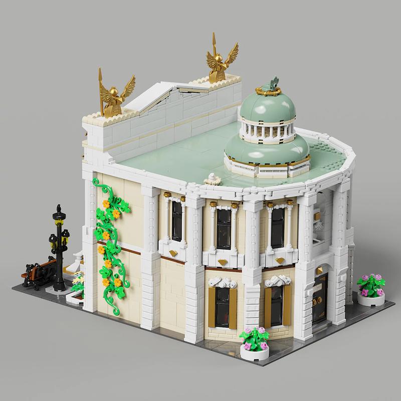 [Barweer](SHIPFREE)Opera House Modular Buildings With Original Box 4490PCS 30*25*20cm