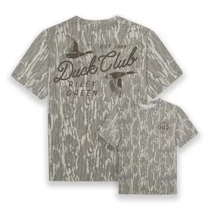 Riley Green Duck Club Real Tree Classic Camo Dri-Fit Tee 3D Printed Graphic Tee, Unique Design T-Shirt, Everyday Casual Style