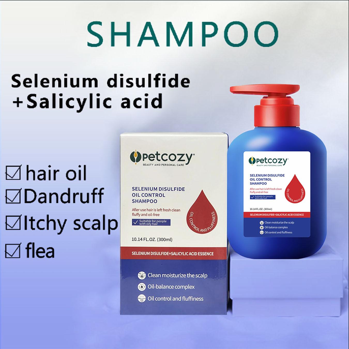 Selenium Disulfide Hair Care Shampoo, Oil Control Refreshing Anti-Dandruff Anti-itch, Scalp Cleansing Cleanser, Haircare Comfort, Hair Growth, Use 3-5 times per week Conditioner nourish