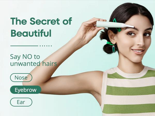 Nose Hair Trimmer for Women, Portable, Waterproof, Rechargeable, 2-in-1 Trimmer, Easy to Clean, Suitable for Sensitive Skin Stainless Comfort Nose Hair Trimmer for Women, Portable, Waterproof, Rechargeable, 2-in-1 Trimmer, Easy to Clean, Suitable for Sensitive Skin Stainless Comfort