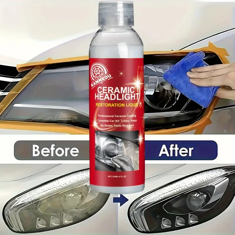 hdaelight Restoration Kit Headlight Restoration Headlight Restoration Spray Headlight Restoration & Protection, (For Cars, Trucks, SUVs, RVs, Motorcycles, Etc.)