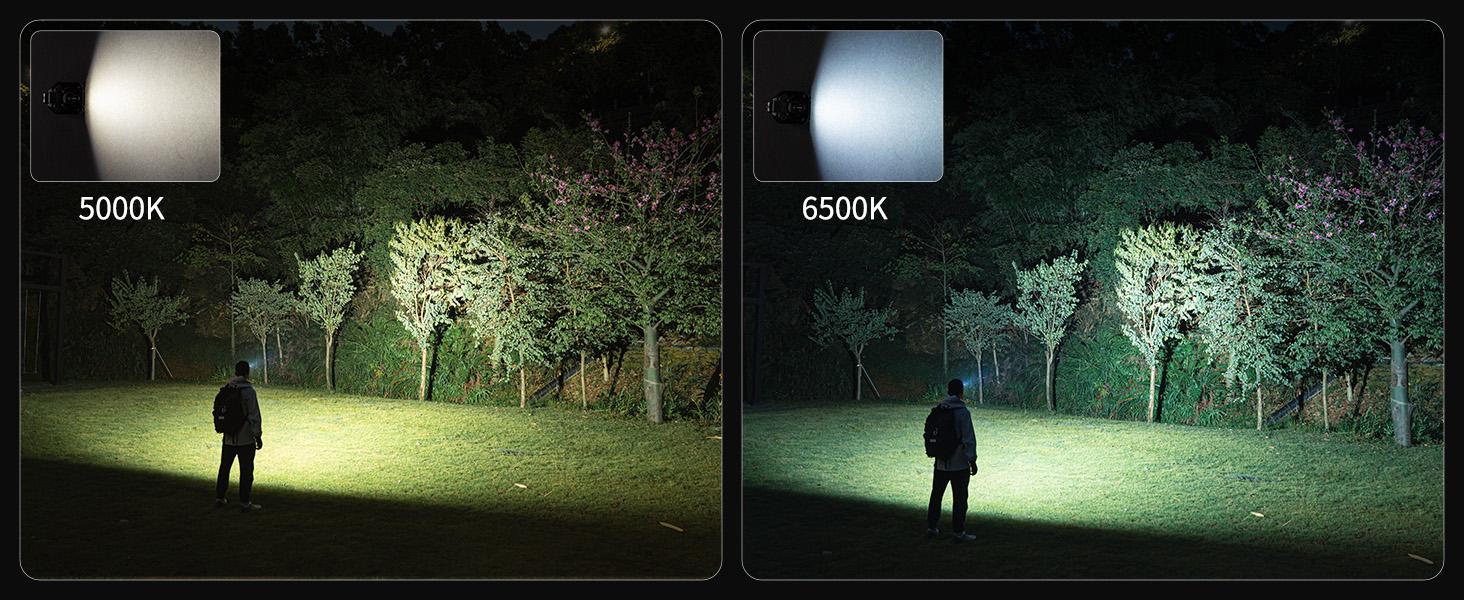 WUBEN E7 1800 Lumens Super Bright Magnetic LED EDC Flashlight - USB-C Rechargeable, IP68 Waterproof, 6 Modes, Ideal for Camping, Hiking, Emergencies