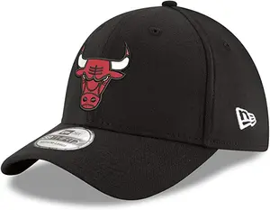 New Era NBA Chicago Bulls Classic 39Thirty Stretch Fit Cap - Black - Medium/Large