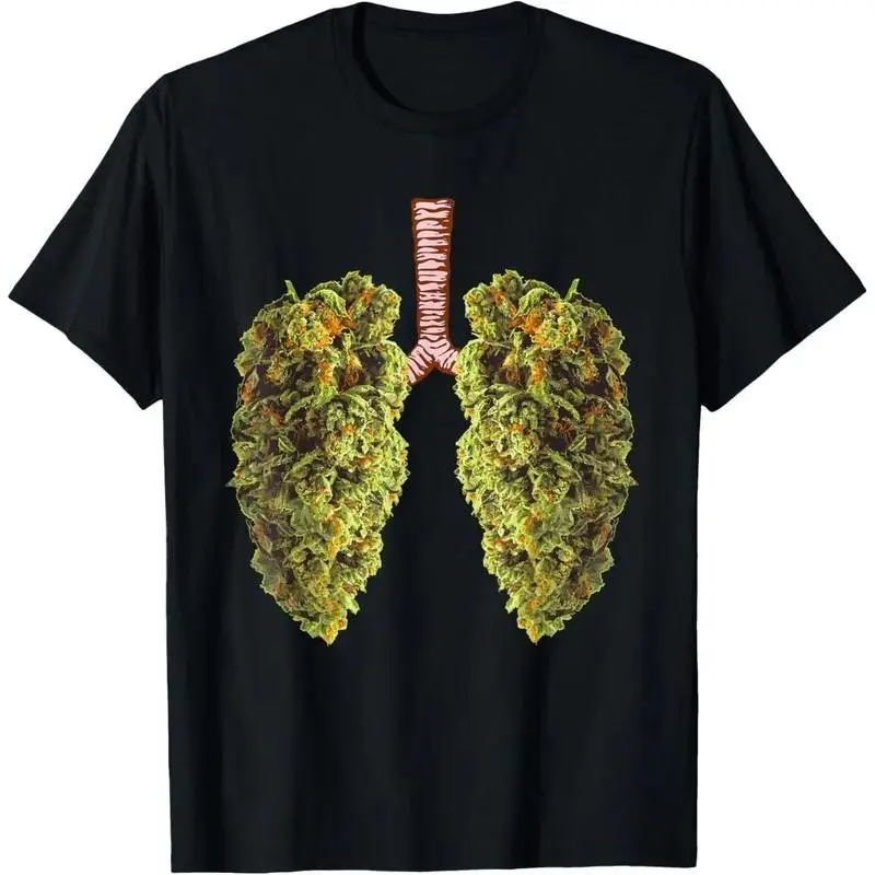Funny Weed Lung Bud T-Shirt - THC Lung TShirt T-Shirt