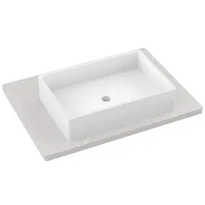 Vanderloc 31" Silestone® Quartz Vanity Top Single Vigo Centered Sink
