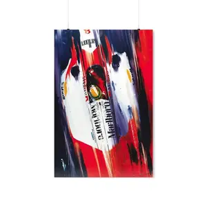 Poster Formula 1 Wall Senna Sim Racing Decor F1 Poster  Fan Decor F1 Wall Art