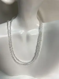 Clear Quartz Full String Necklace