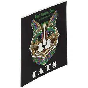 USED-Adult Coloring Book: Cats by Two Hoots Coloring (Paperback)