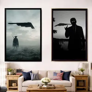( NOT FRAME ) Freedom Under Watchful Wings Poster