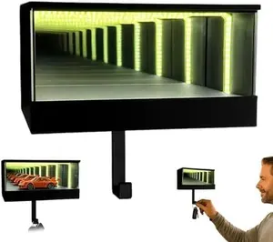 Infinity Garage Keychain Hanger, 2026 New Wall Mount Car Garage Key Holder, Creative Race Car Key Hooks Wall Mounted with LED Lights, Easy Installation for Entryway Hallway Office Cars