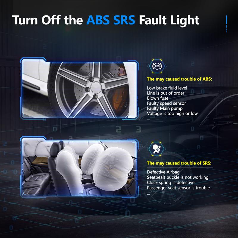 FOXWELL NT614 Elite OBD2 Scanner Car Diagnostic Tool with 5 Reset Service, Engine ABS SRS Transmission Code Reader Scan Tool, ABS Bleeding, SAS/EPB/Throttle/Oil Reset, Battery Test, WIFI Update
