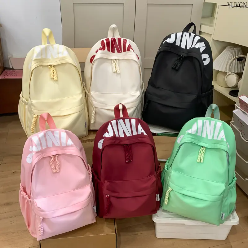 Minimalist Japanese-Style Backpack for Girls - Lightweight Laptop Backpacks for School, Ideal for Travel & Daily Use tiktokshopbacktoschool