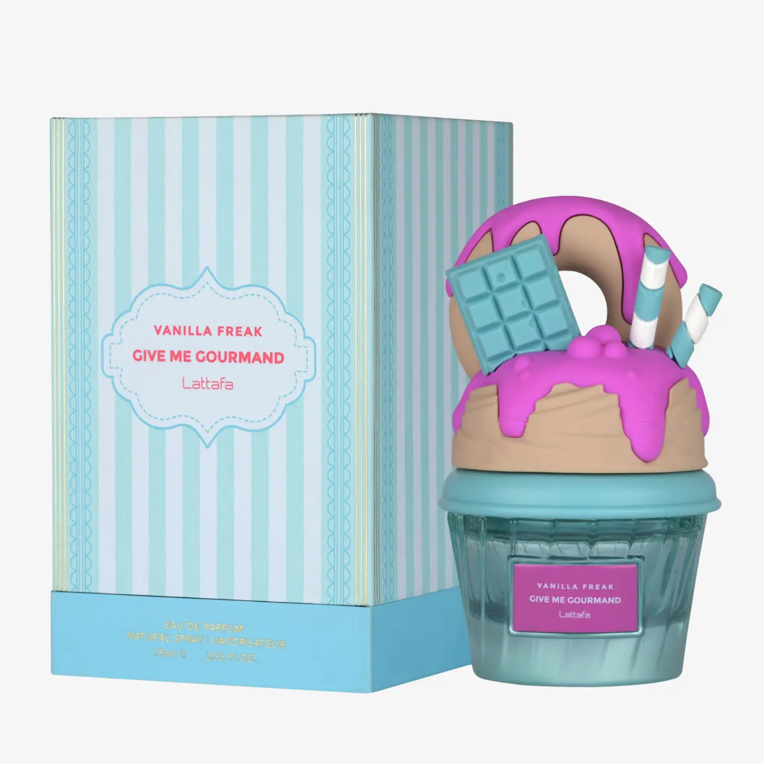 Lattafa Vanilla Freak Give me gourmand collection Eau de Parfum – 75ml (2.5 Fl Oz) | Unisex