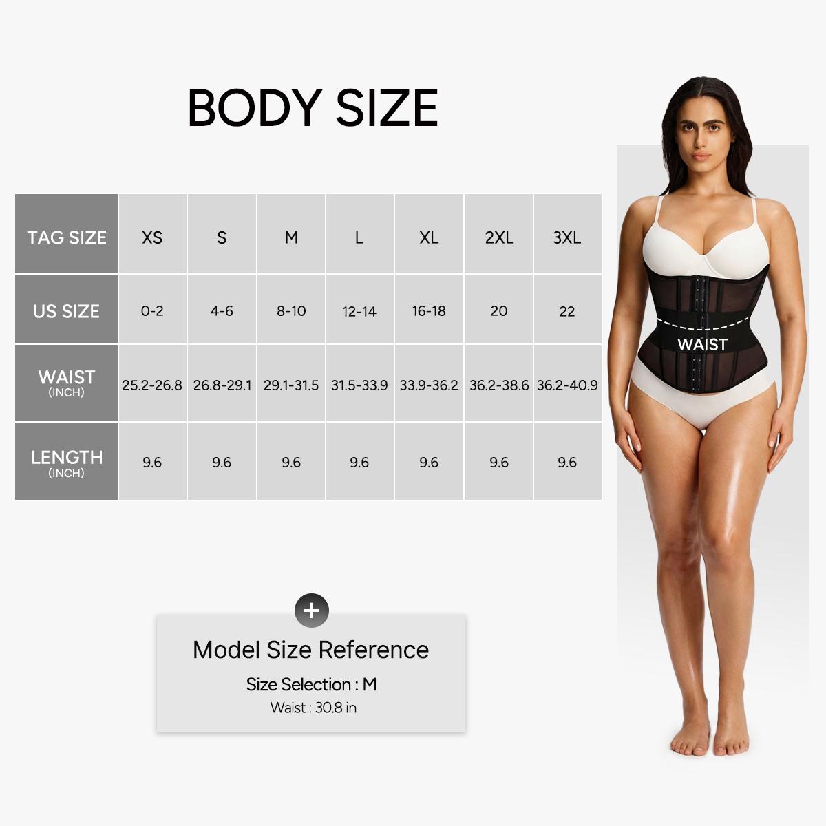 Nebility Women's Waist Trainer Belt with Built-in Steel Frame Double Wrap Waist Cincher Trimmer Ab Belt Tummy Control Body Shaper Firm Compression & Shaping basic shapewear tummy wrap waist trainer extreme