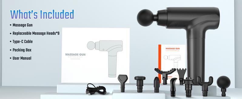 Cotsoco Muscle Massage Gun, Deep Tissue Back Massager with LED Display, 20 Speeds Portable Electric Massage Device Comfort, Gift for Women & Men, Christmas New Year Gift Cotsoco Muscle Massage Gun, Deep Tissue Back Massager with LED Display, 20 Speeds Portable Electric Massage Device Comfort, Gift for Women & Men, Christmas New Year Gift