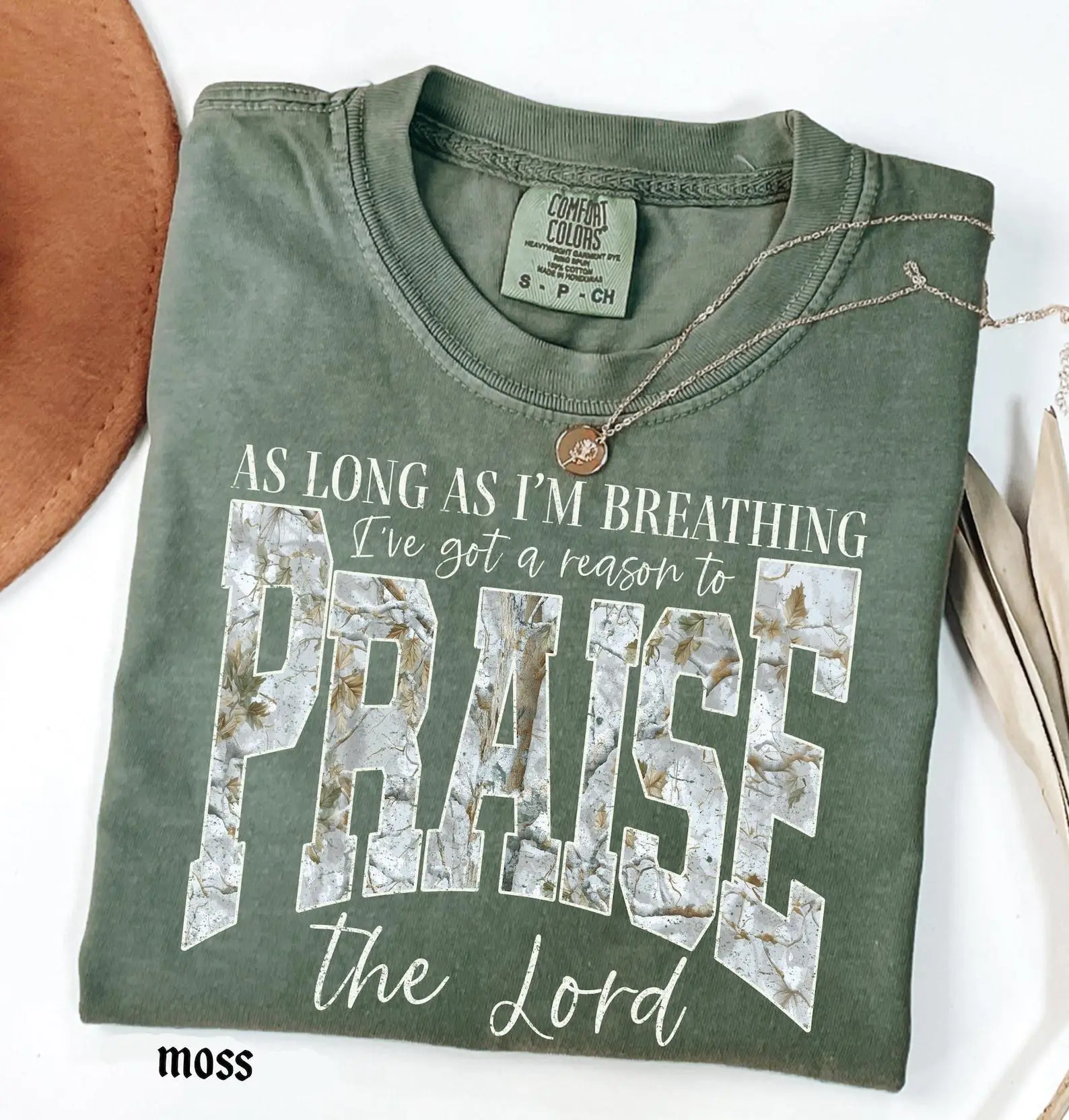 Comfort Colors© Christian Shirt: As Long As I'm Breathing I've Got a Reason To Praise, Praise the Lord Shirt, Brandon Lake Elevation Worship