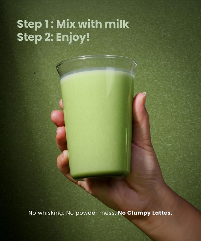 Liquid Matcha Concentrate, Matcha Latte in 5 seconds, Coffee Substitute for Focus & Energy