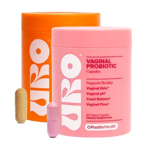 URO Happy Body Duo - 2 Probiotics for Women's Health, Gut Health, Metabolism - Addresses Odor, Bloating, Low Energy* URO Happy Body Duo - 2 Probiotics for Women's Health, Gut Health, Metabolism - Addresses Odor, Bloating, Low Energy*