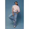Pacsun Women's Casey Low Rise Baggy Jeans Double Button Medium Indigo